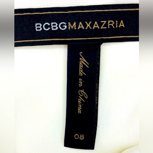 BCBG MAXAZRIA Charlot White Fit and Flare Dress NWOT Size 8! - Picture 7 of 10